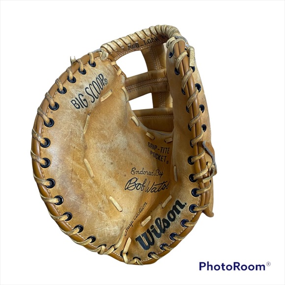 Wilson Other - Vintage Wilson Big Scoop Baseball Glove Leather Men’s Bob Watson Snap Action